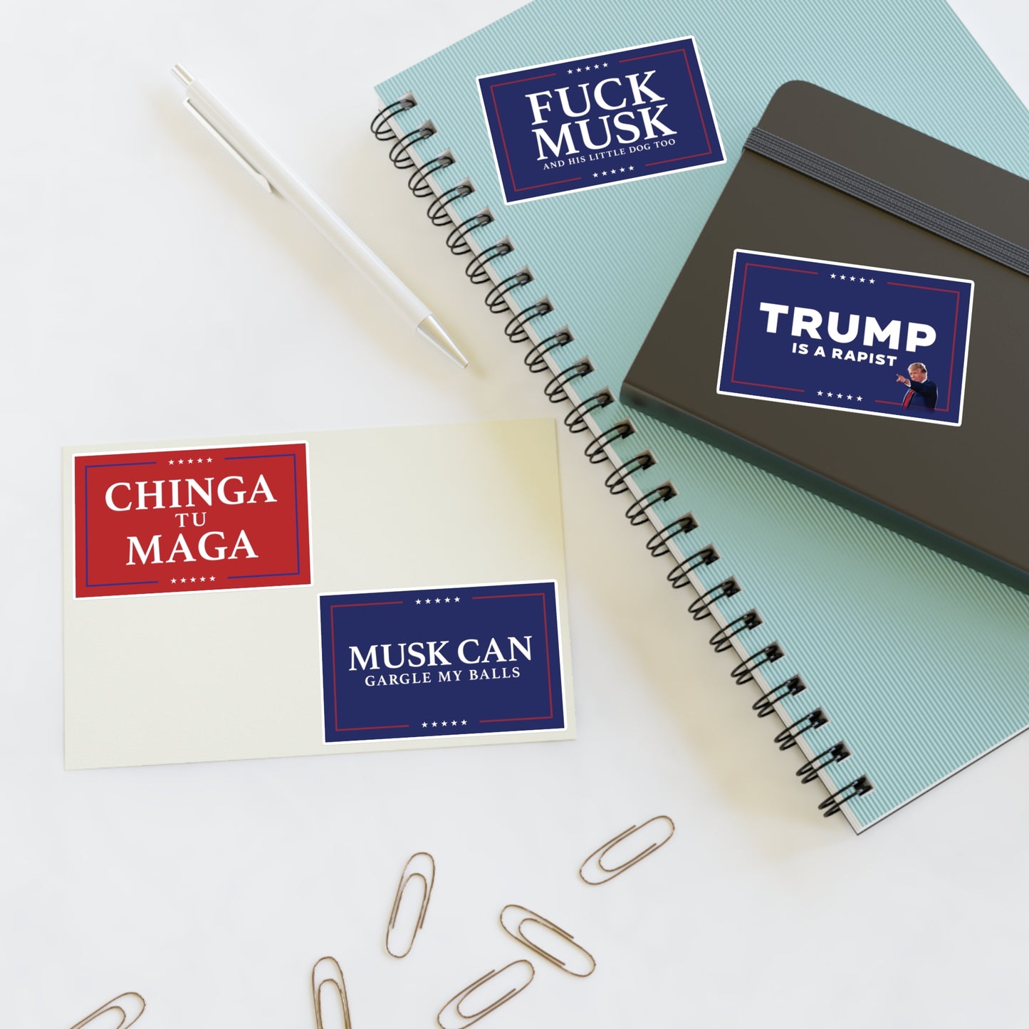 Fuck MAGA Sticker Sheet